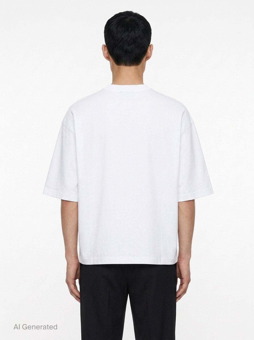 Cotton Jersey Brushed Tee | Comme des Garçons Homme | Club21 - back