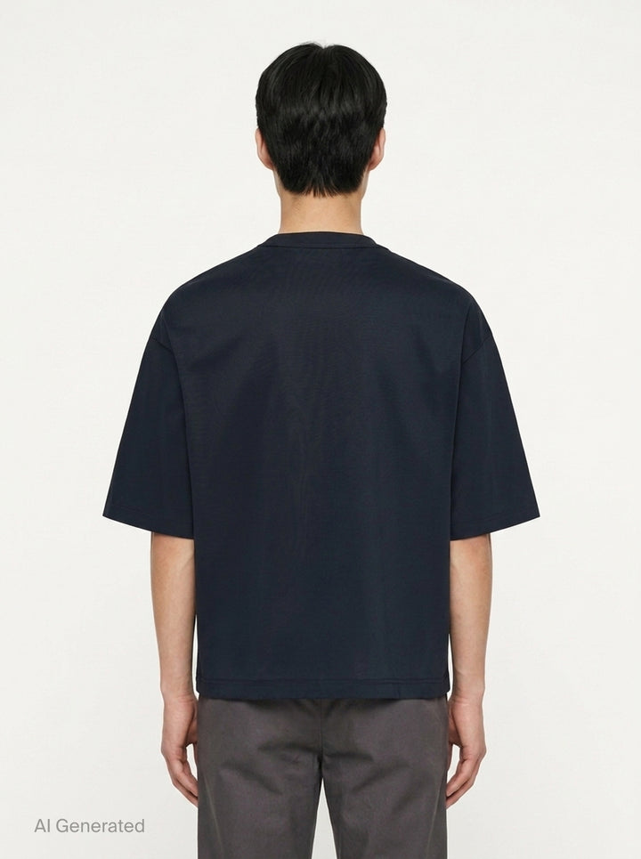 Cotton Jersey Brushed Tee | Comme des Garçons Homme | Club21 - back