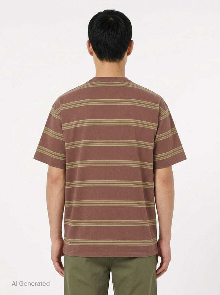 Cotton Jersey Stripe Tee | Comme des Garçons Homme | Club21 - back