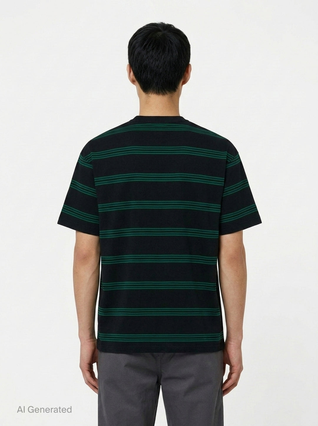 Cotton Jersey Stripe Tee | Comme des Garçons Homme | Club21 - back