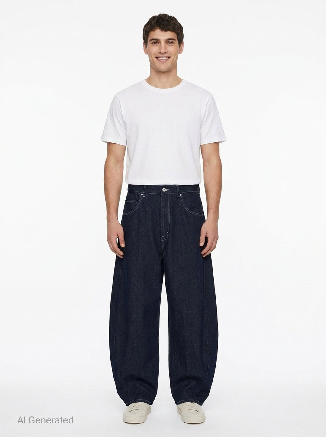 Cotton Reactive Denim Jeans | Comme des Garçons Homme | Club21 - front