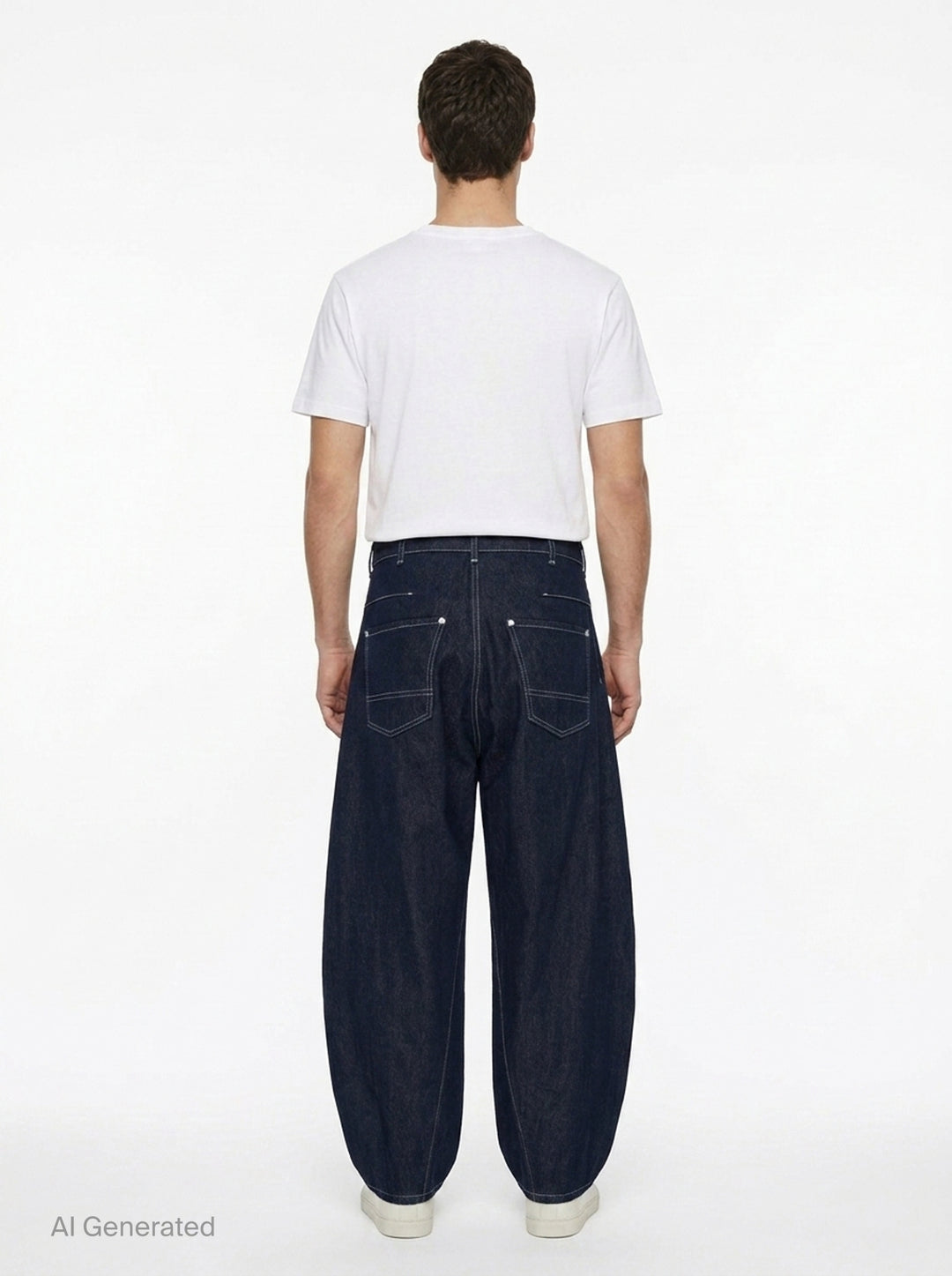Cotton Reactive Denim Jeans | Comme des Garçons Homme | Club21 - back
