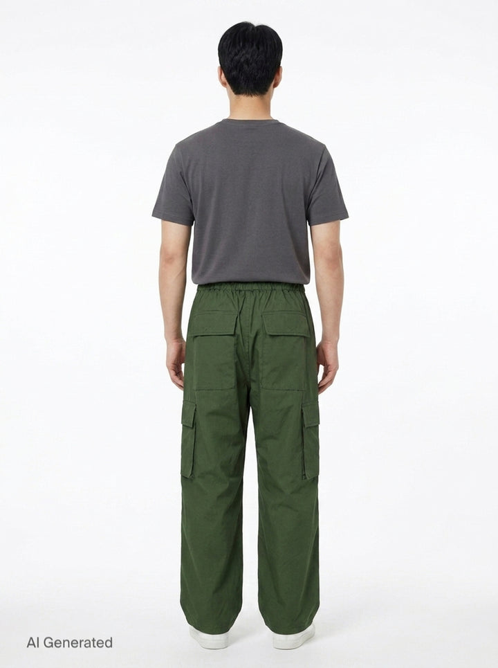 Cotton Ripstop Cargo Pants | Comme des Garçons Homme | Club21 - back