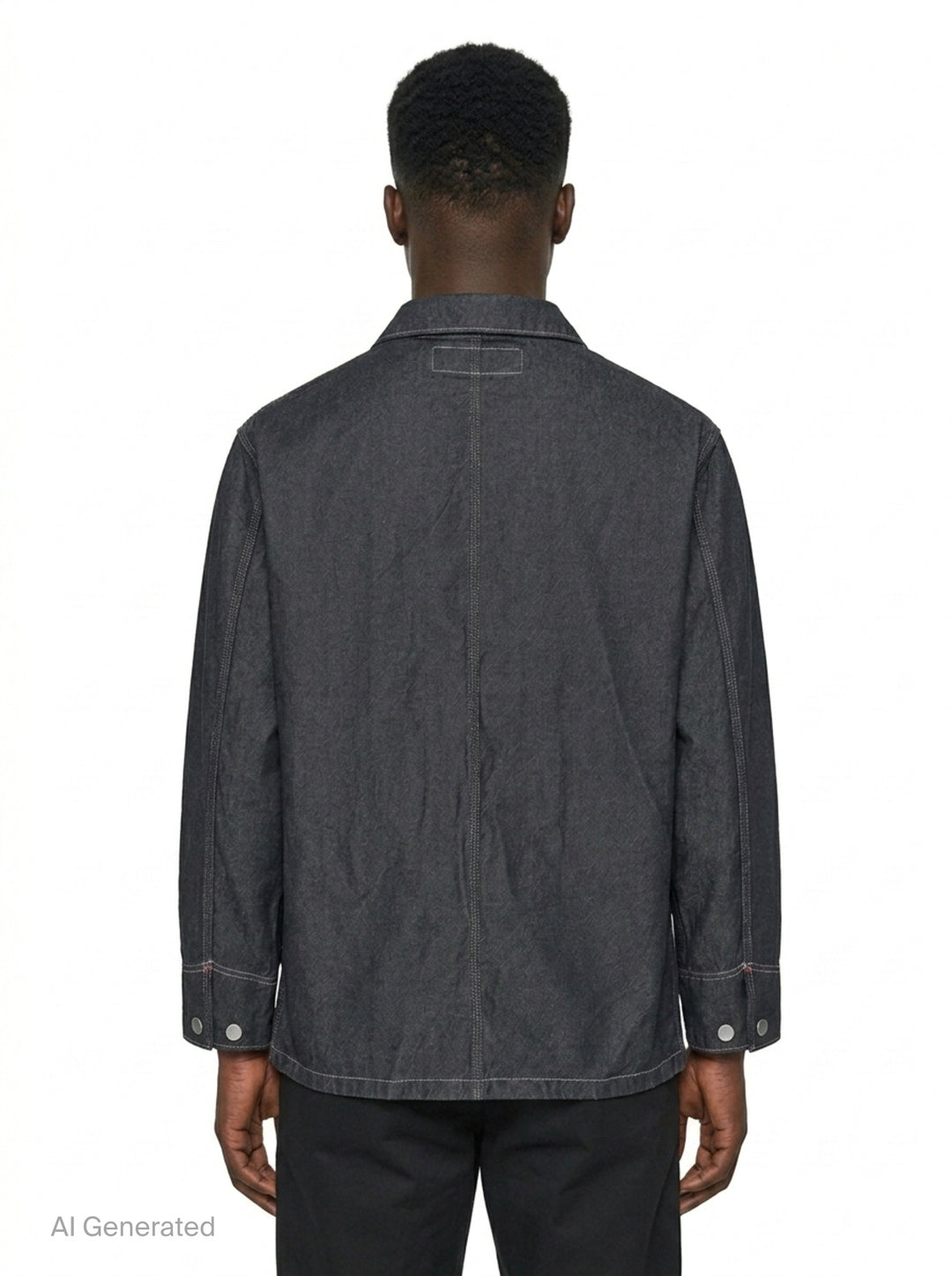 Garment Dyed Denim Blouson | Comme des Garçons Homme | Club21 - back