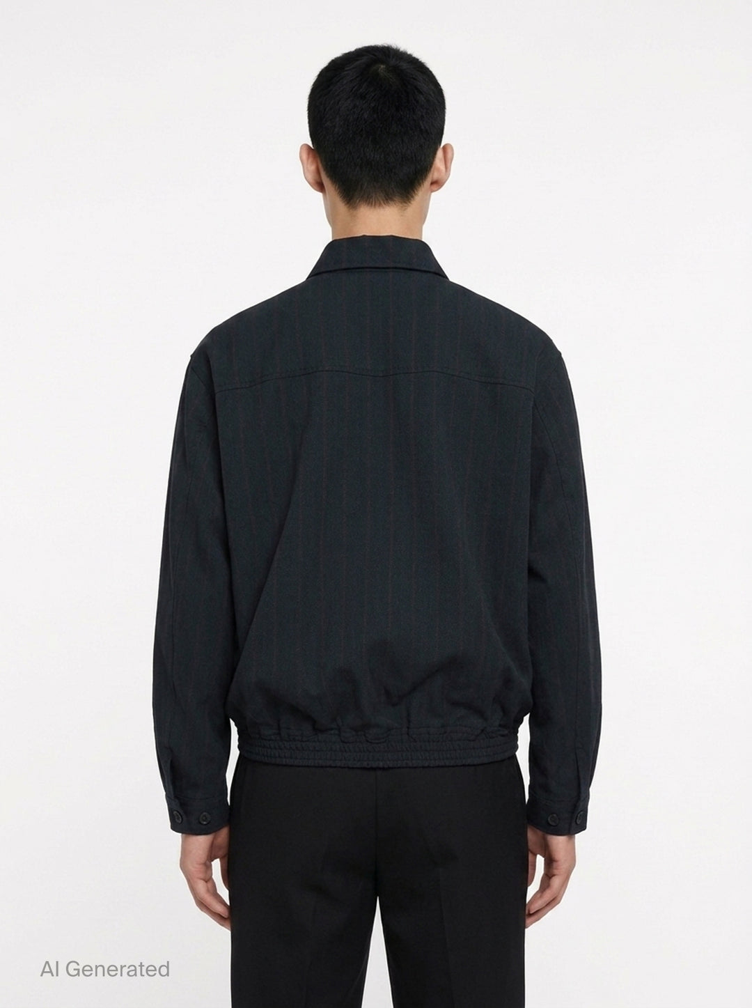 Herringbone Stripe Blouson | Comme des Garçons Homme | Club21 - back