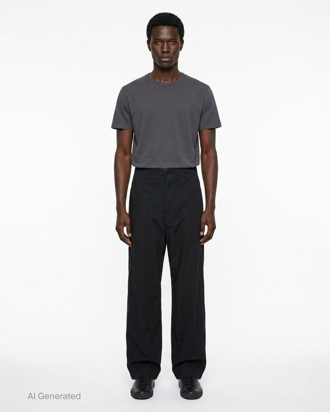 Herringbone Stripe Wide Pants | Comme des Garçons Homme | Club21 - front