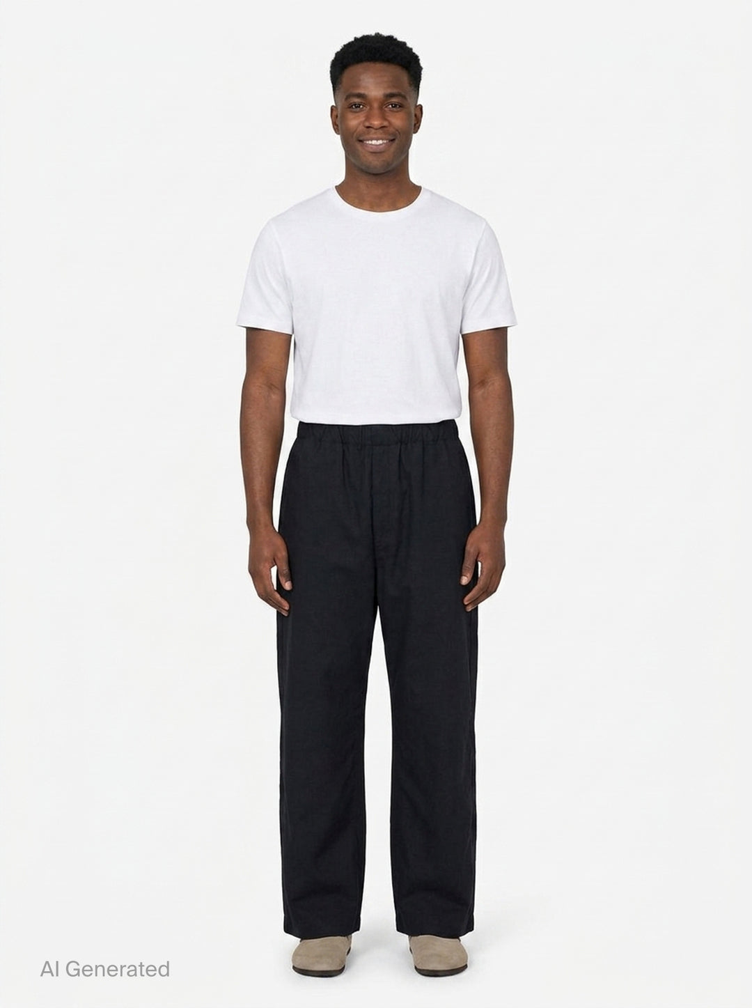 Nylon Twill Wide Pants | Comme des Garçons Homme | Club21 - front