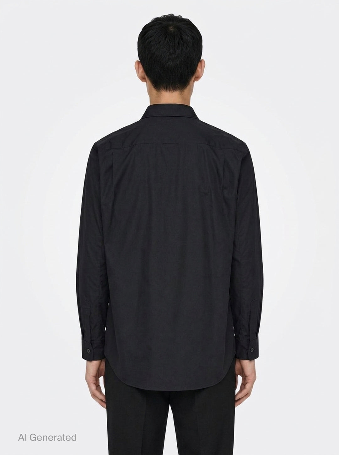 Cotton Broad Long Sleeve Shirt | Comme des Garçons Homme Plus | Club21 - back