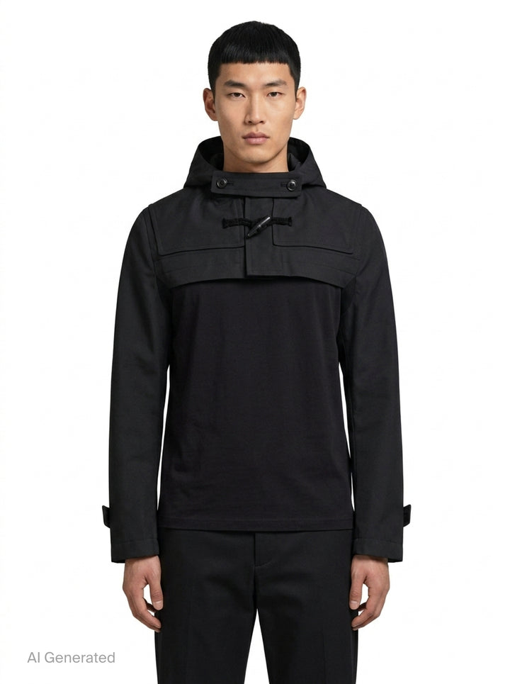 Cropped Duffle Bolero Jacket | Comme des Garçons Homme Plus | Club21 - front