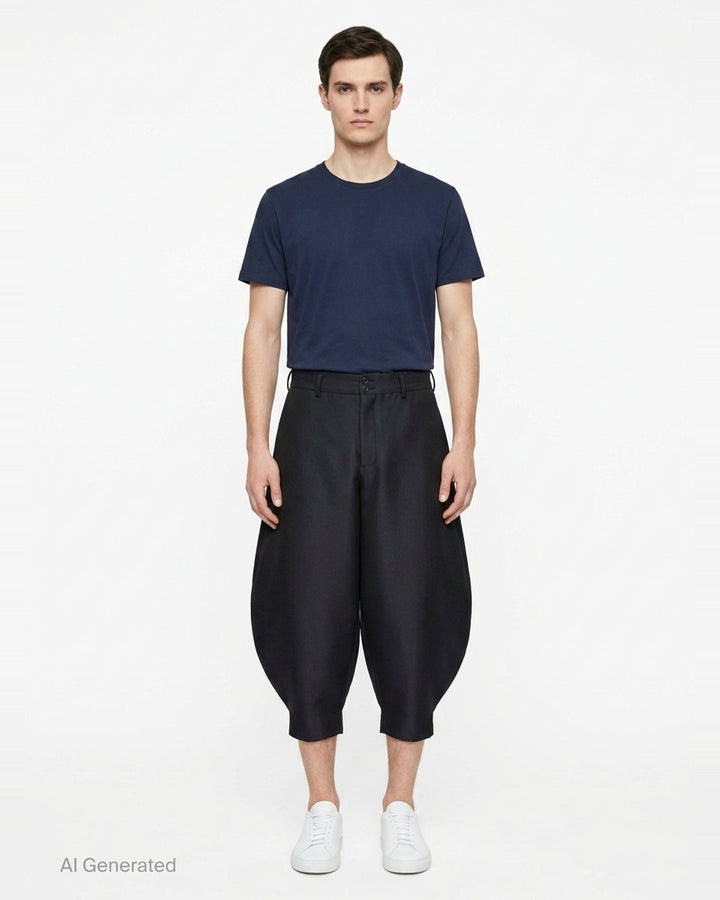 Dobby Stripe A-Type Pants | Comme des Garçons Homme Plus | Club21 - front