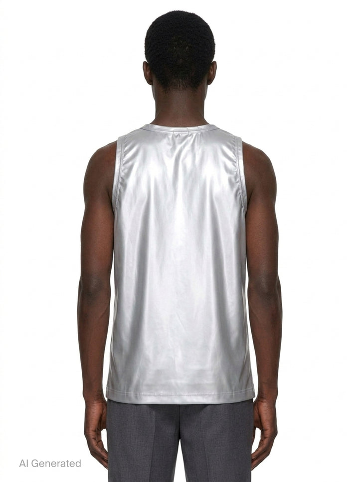 Polyurethane Enamel Tank Top | Comme des Garçons Homme Plus | Club21 - back