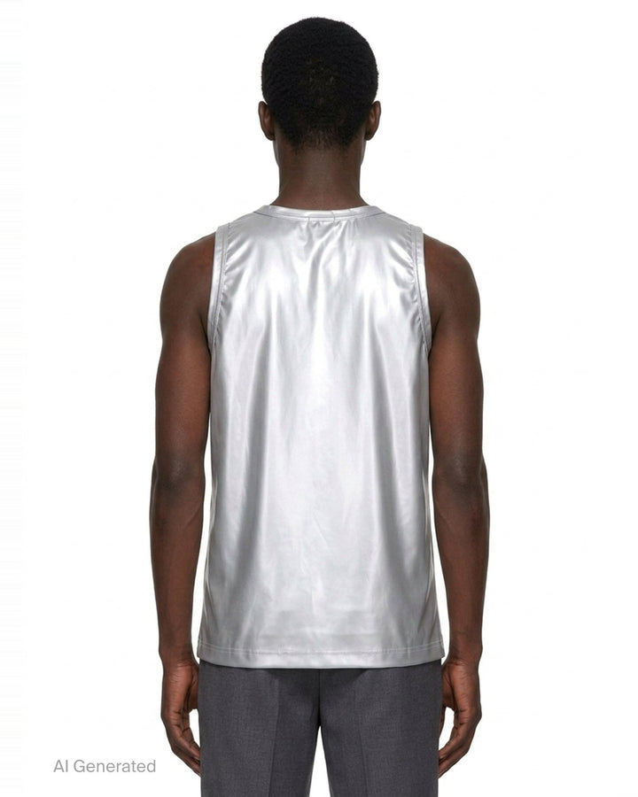 Polyurethane Enamel Tank Top | Comme des Garçons Homme Plus | Club21 - back