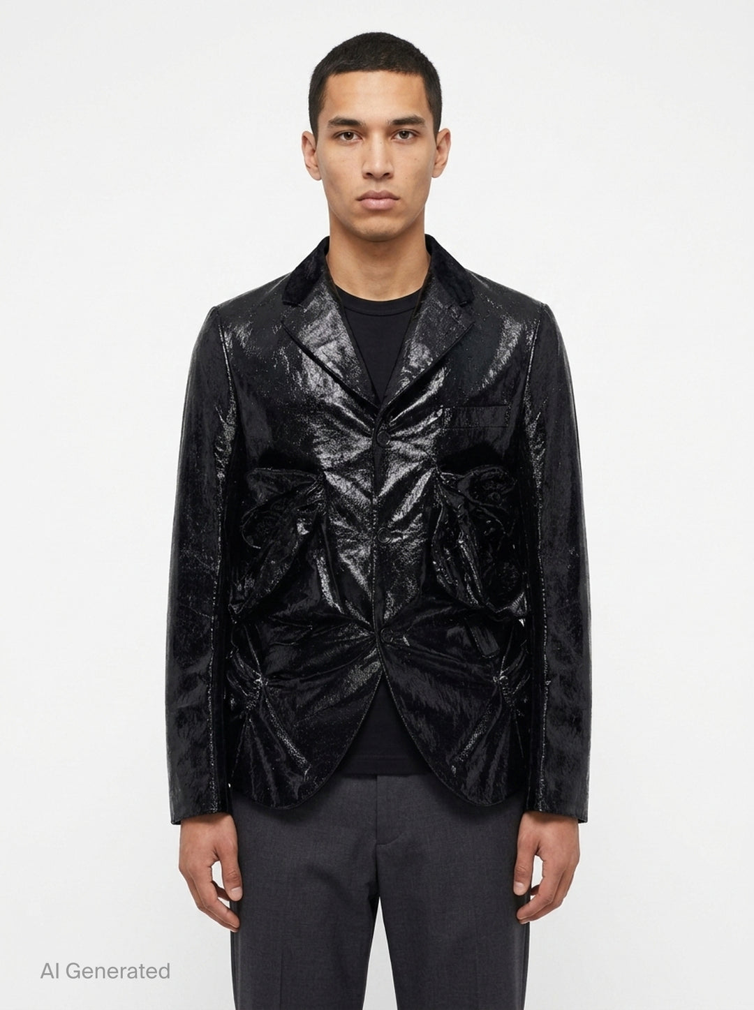 Velvet Blazer Jacket | Comme des Garçons Homme Plus | Club21 - front
