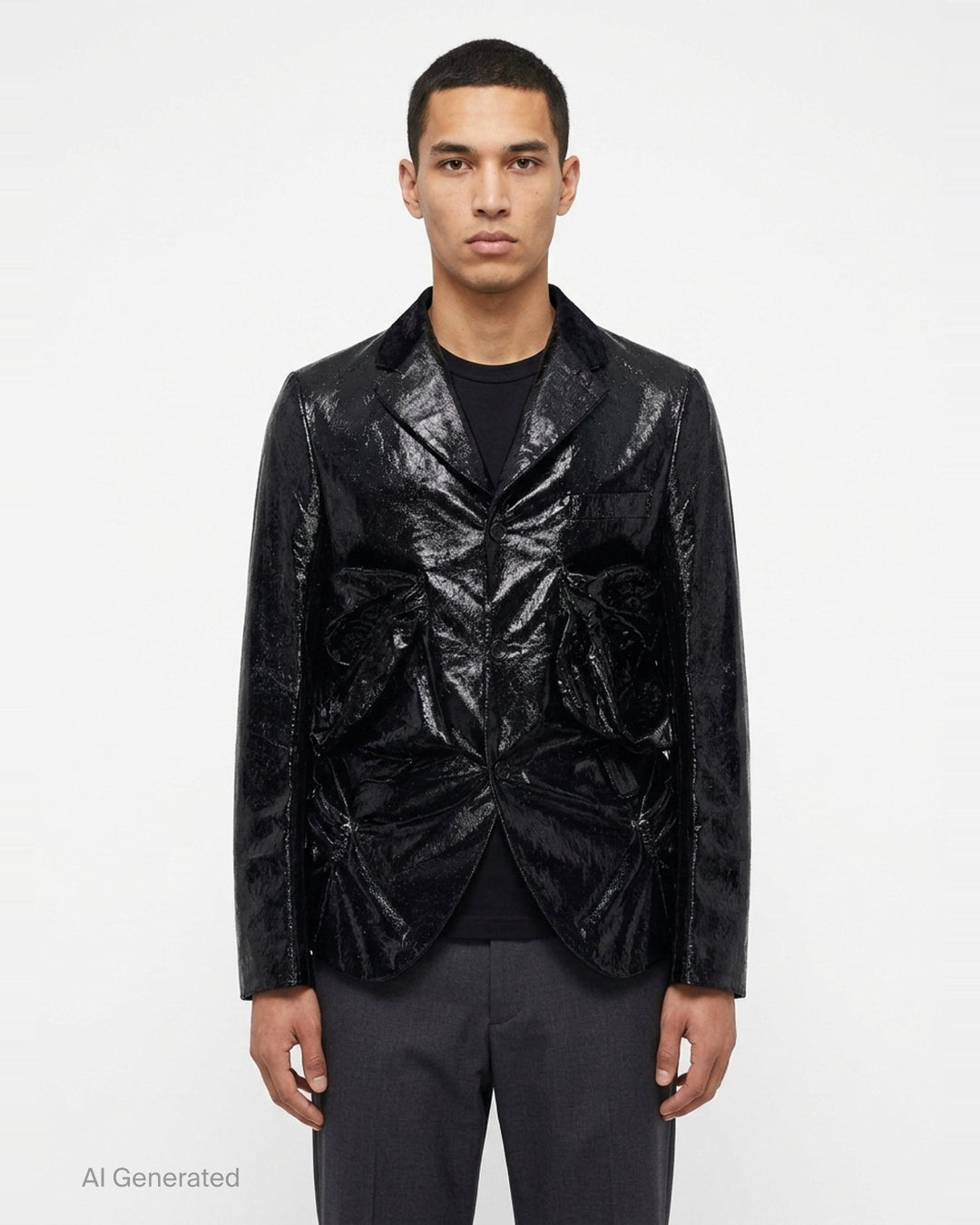 Velvet Blazer Jacket | Comme des Garçons Homme Plus | Club21 - front