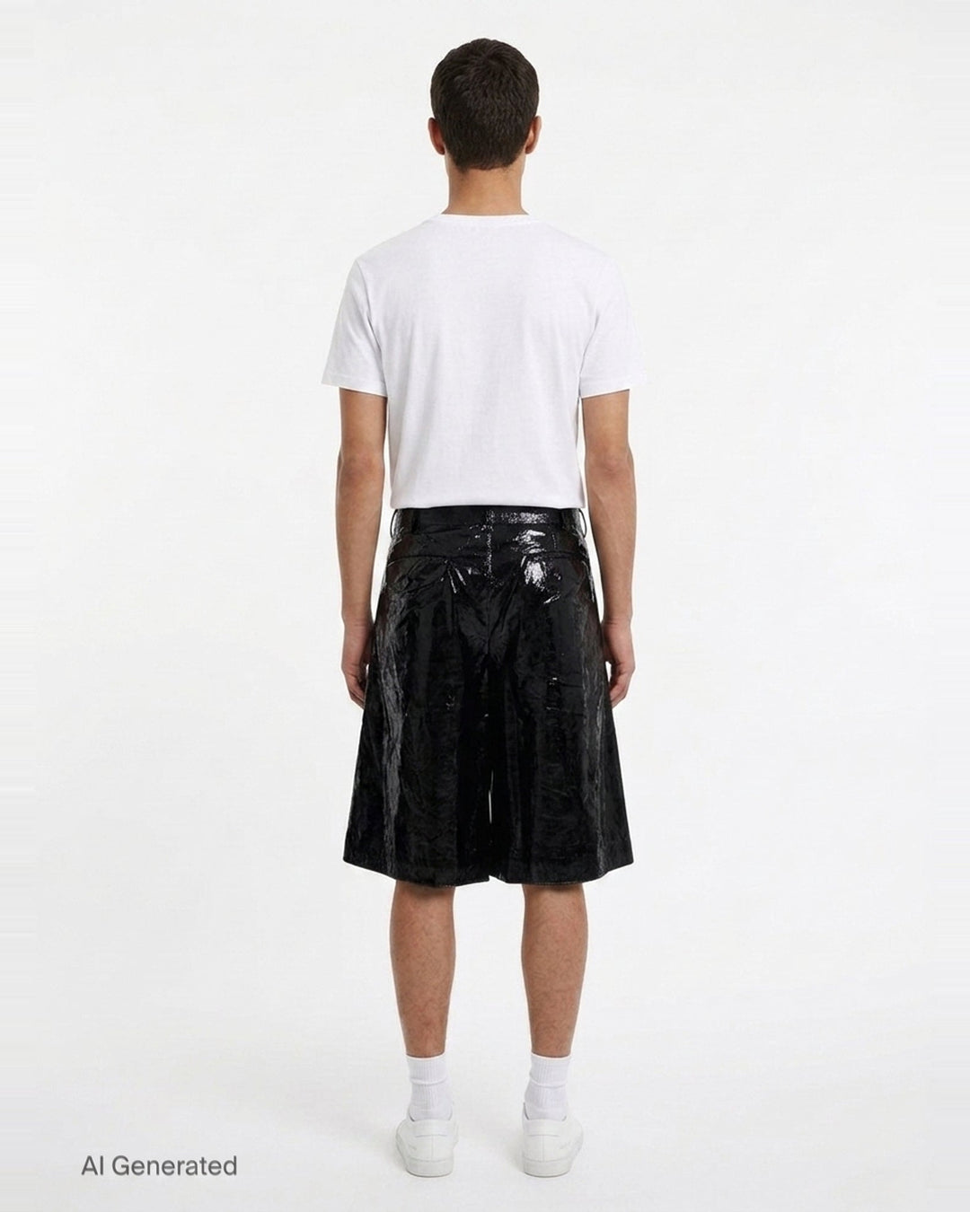 Velvet Pleated Shorts | Comme des Garçons Homme Plus | Club21 - back