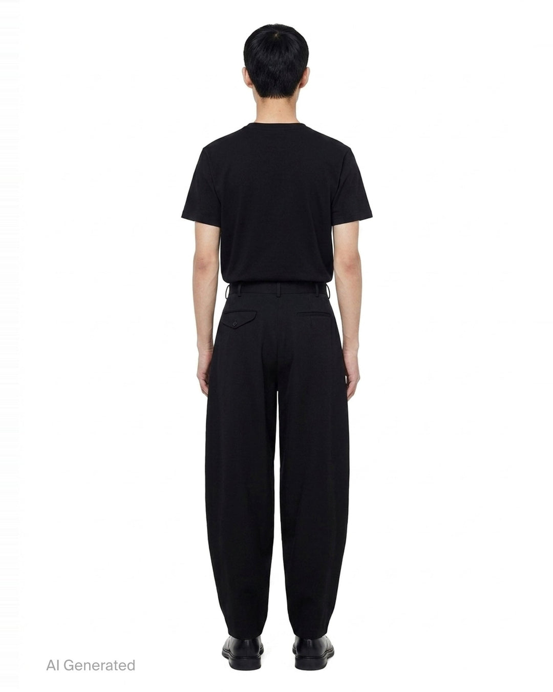 Wool Double Weave Gabardine Pants | Comme des Garçons Homme Plus | Club21 - back
