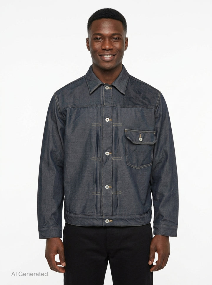 Polyester Serge Garment Dyed Blouson | Comme des Garçons Homme | Club21 - front