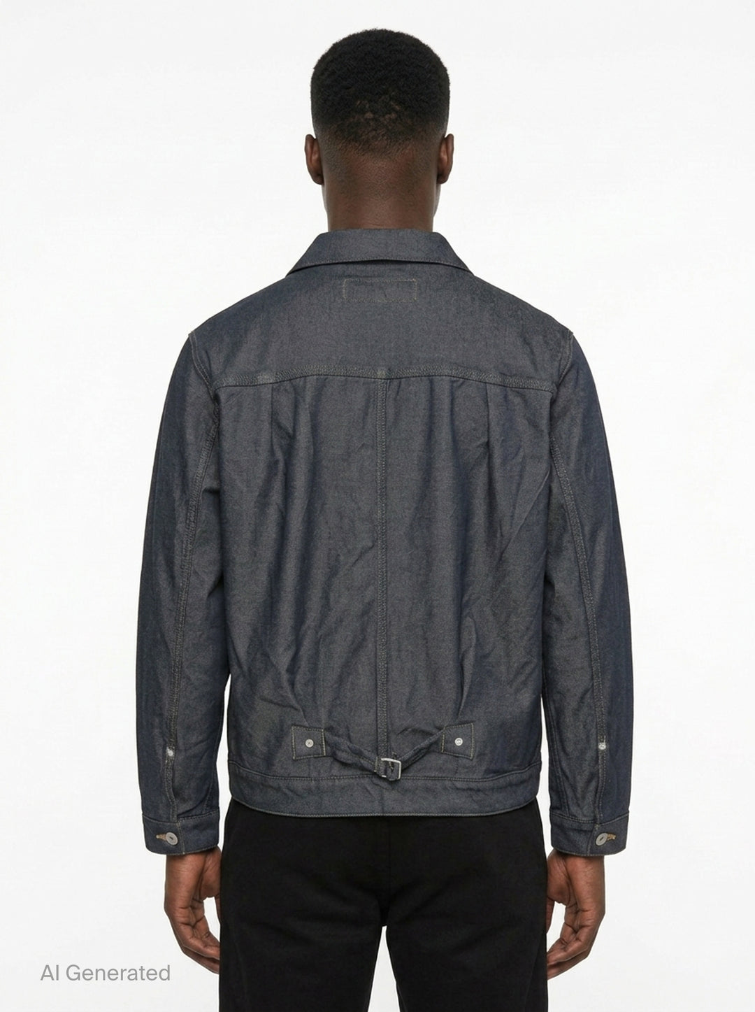 Polyester Serge Garment Dyed Blouson | Comme des Garçons Homme | Club21 - back