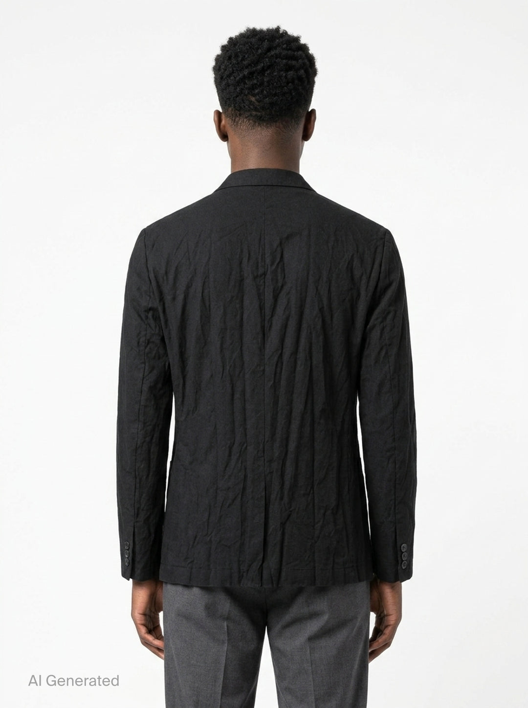 Wool Polyester Twill Blazer | Comme des Garçons Homme | Club21 - back