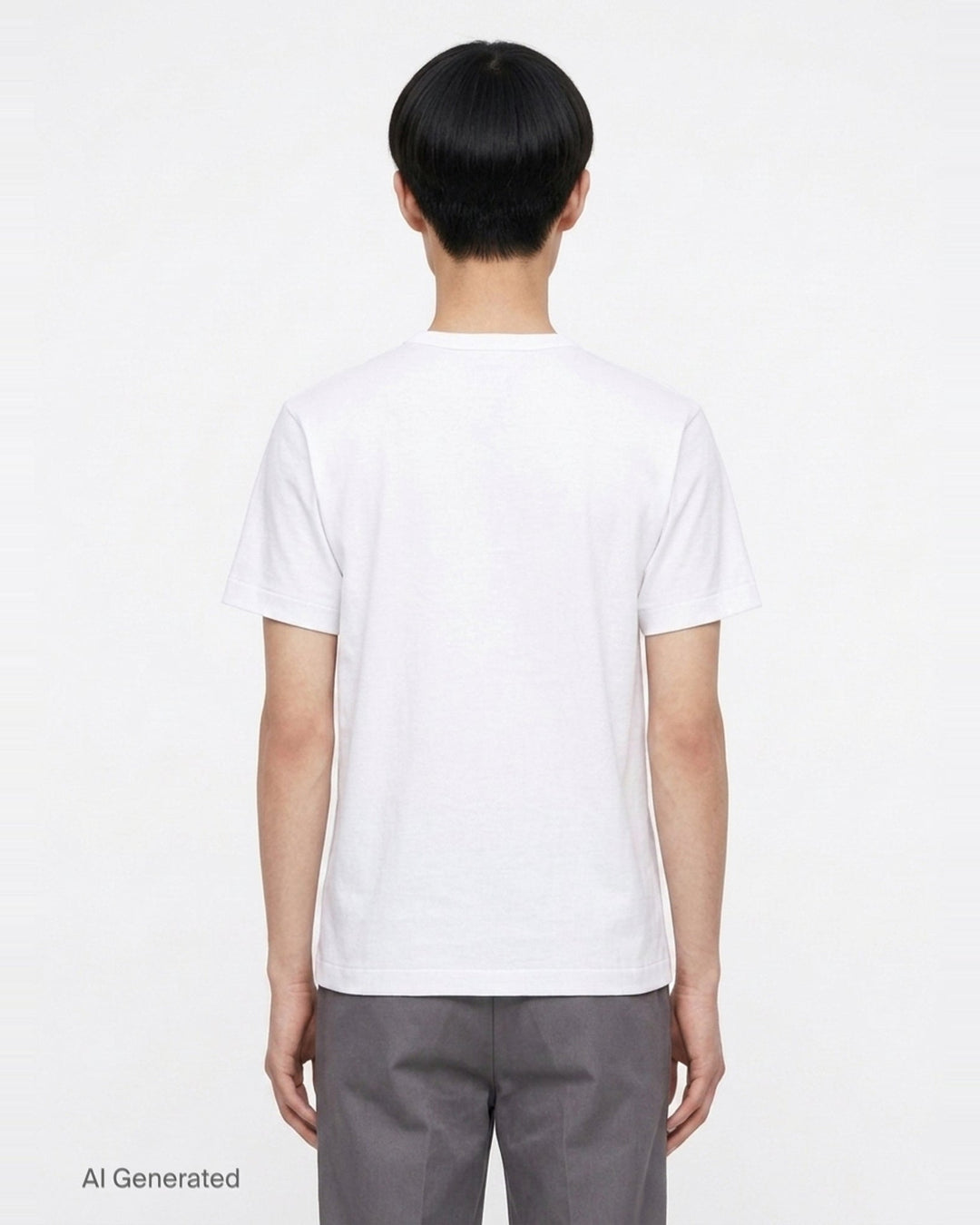 Double Heart Short Sleeve Tee | Comme des Garçons PLAY | Club21 - back