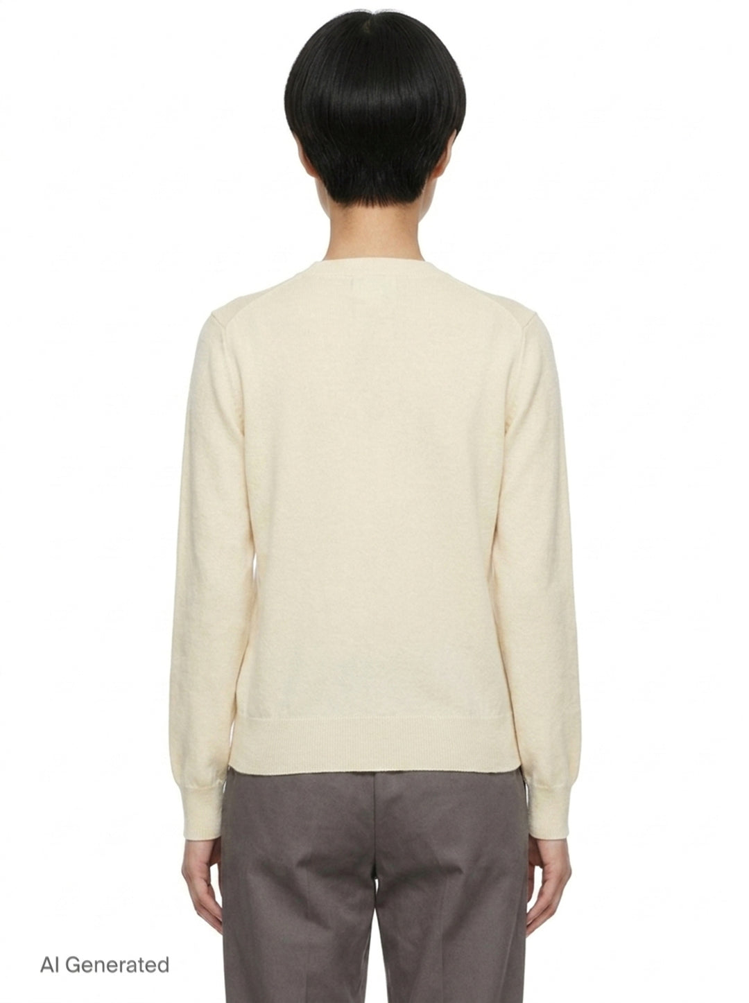 Pink Emblem Round Neck Cardigan | Comme des Garçons PLAY | Club21 - back