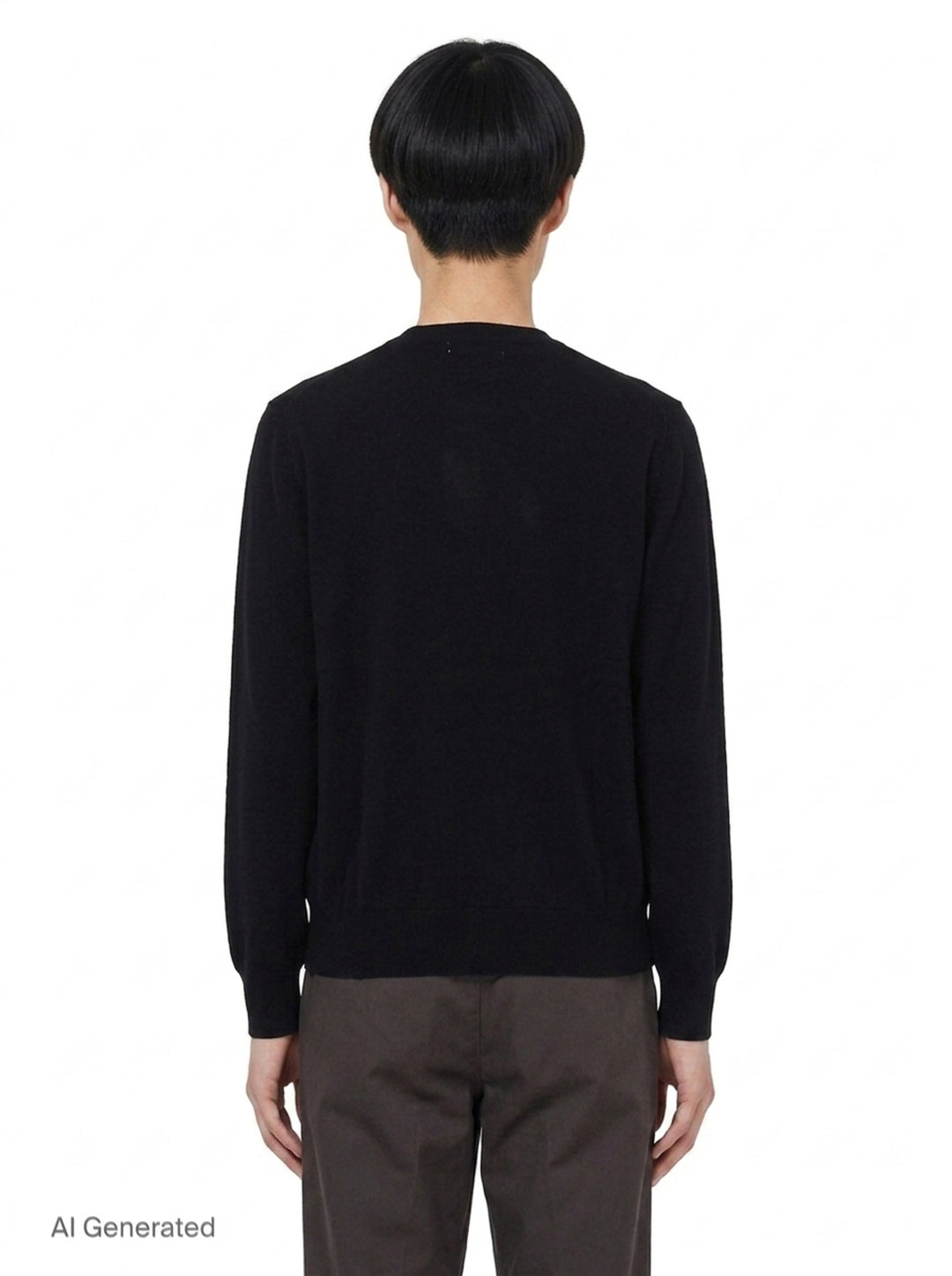 Pink Emblem Round Neck Cardigan | Comme des Garçons PLAY | Club21 - back