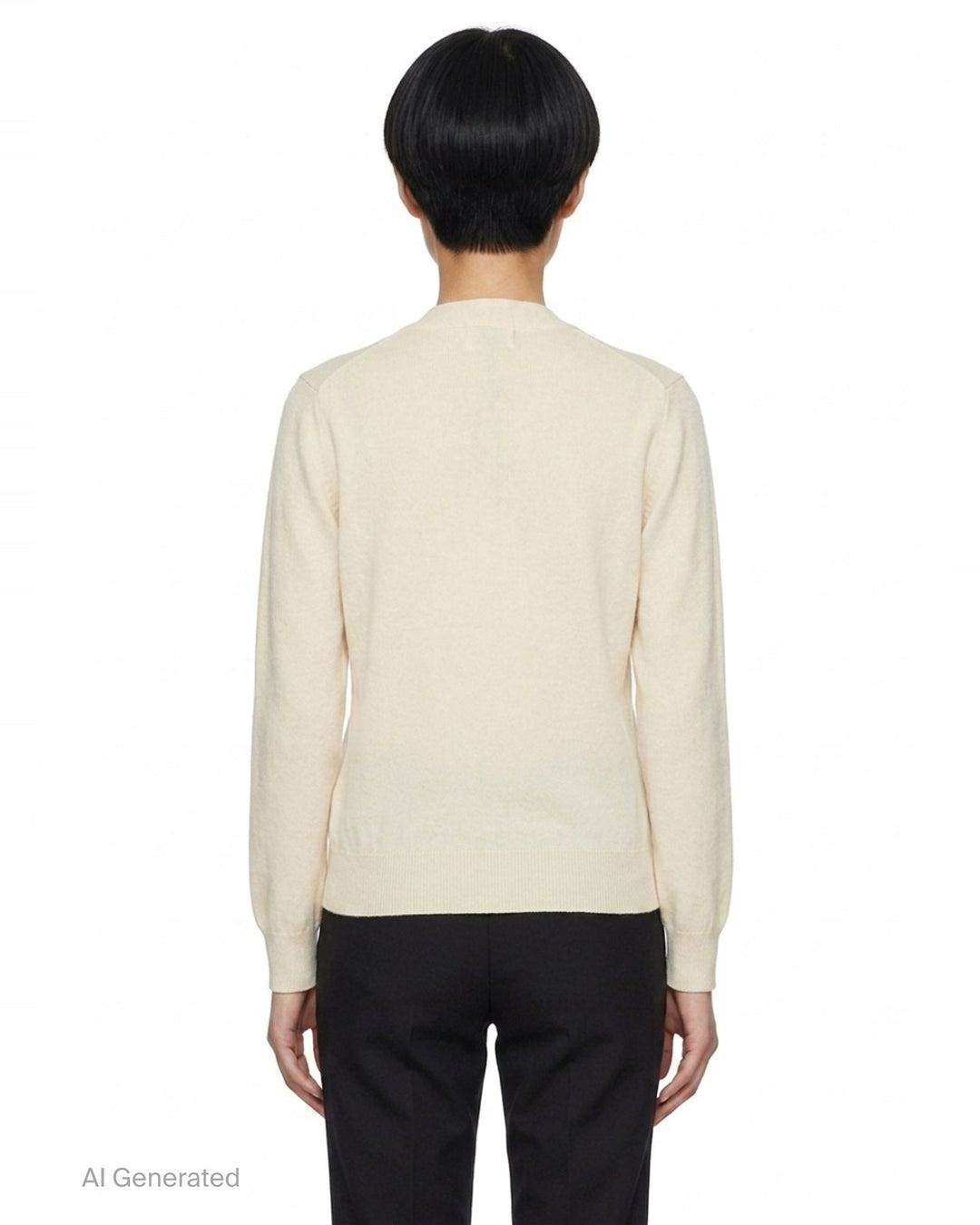 Pink Emblem V-Neck Cardigan | Comme des Garçons PLAY | Club21 - back