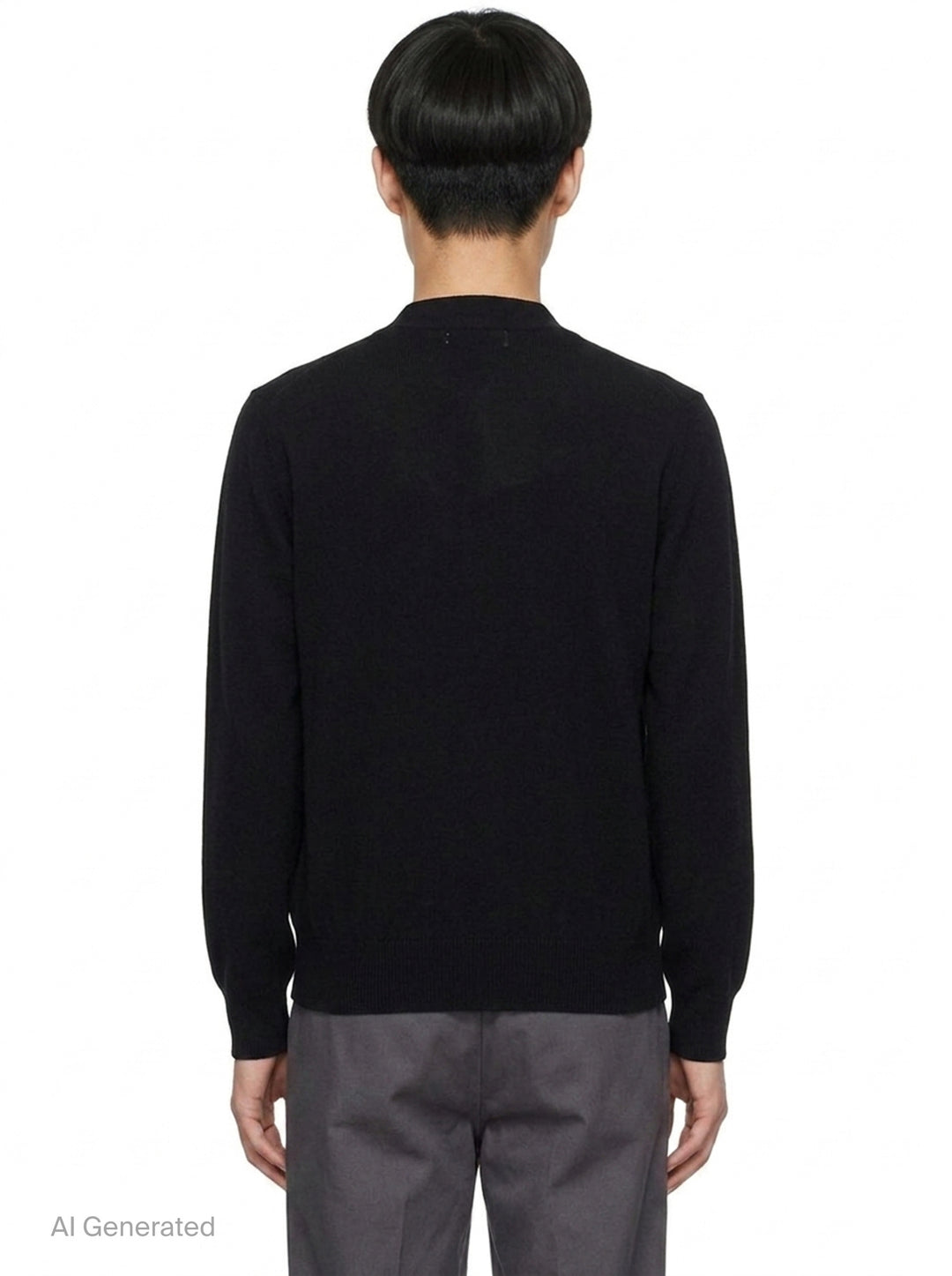 Pink Emblem V-Neck Cardigan | Comme des Garçons PLAY | Club21 - back