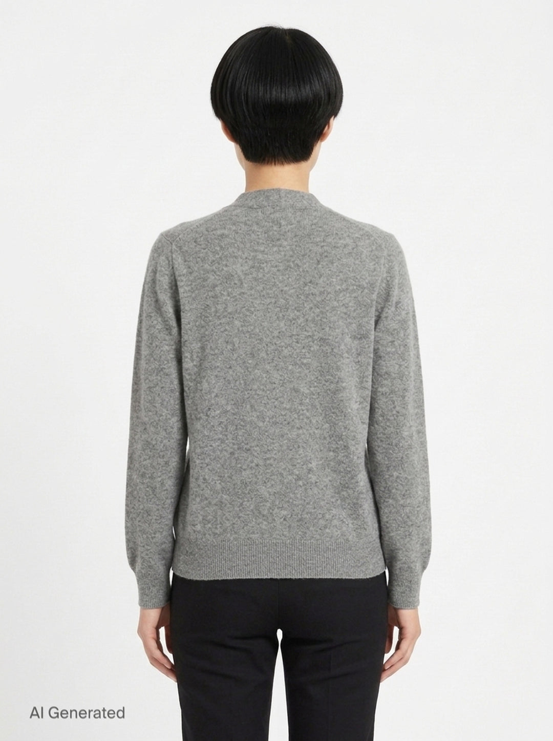 Pink Emblem V-Neck Cardigan | Comme des Garçons PLAY | Club21 - back