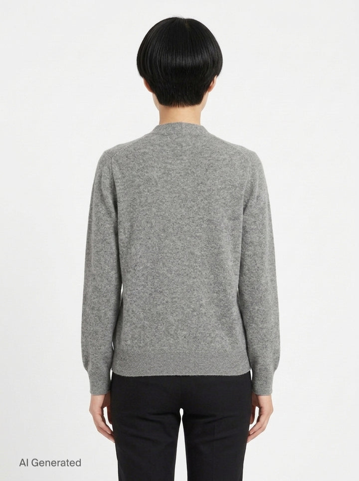 Pink Emblem V-Neck Cardigan | Comme des Garçons PLAY | Club21 - back