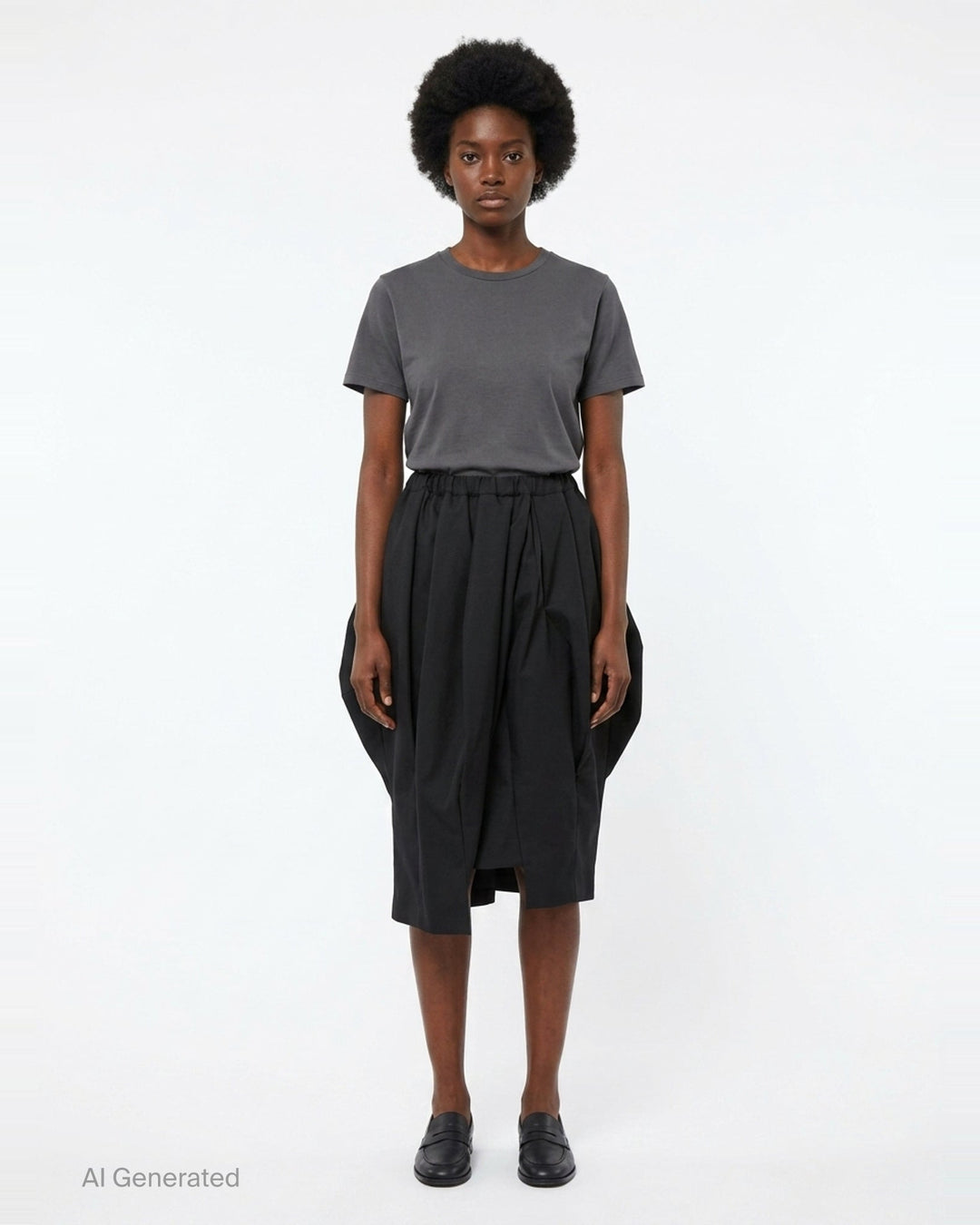 Sculptural Cocoon Skirt | Comme des Garçons | Club21 - front
