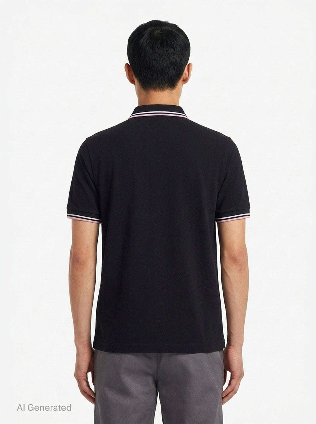 Short Sleeve Polo Shirt | Comme des Garçons SHIRT | Club21 - back