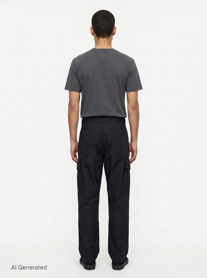 Straight Cut Cargo Trousers | Comme des Garçons SHIRT | Club21 - back