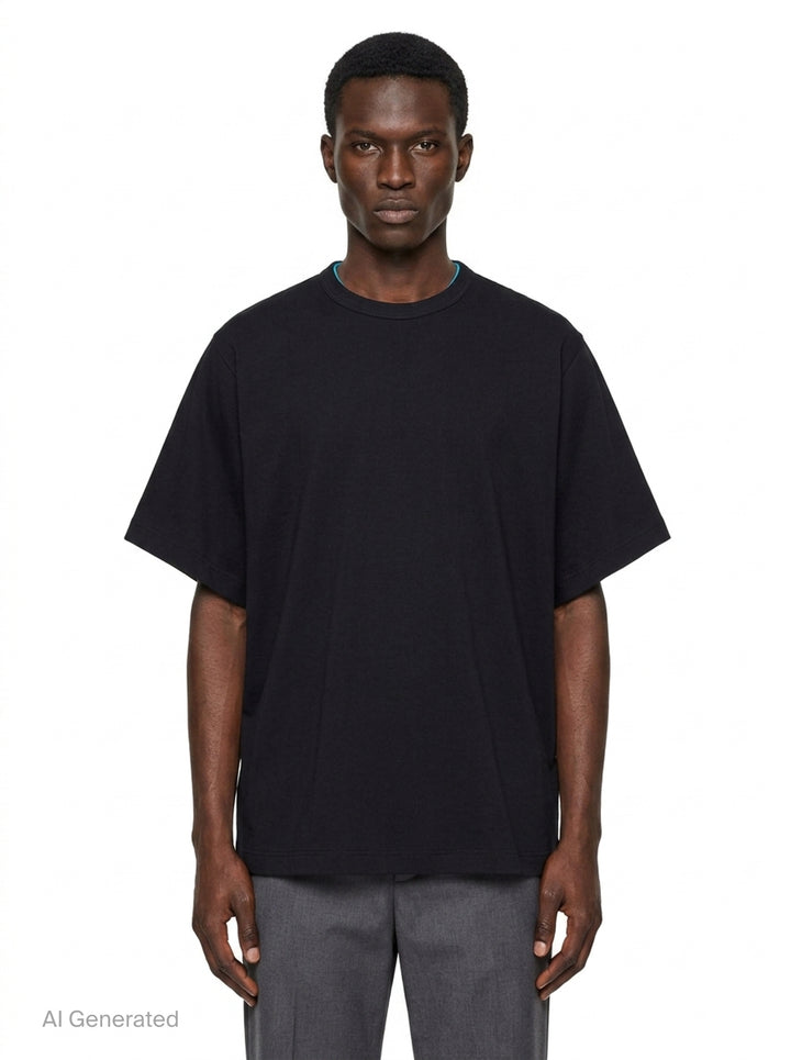 Two Way Colour Short Sleeve Tee | Comme des Garçons SHIRT | Club21 - front