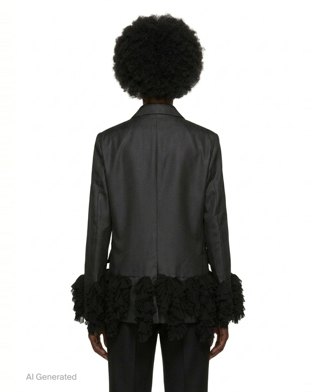 Tailored Blazer With Jellyfish Hem | Comme des Garçons | Club21 - back