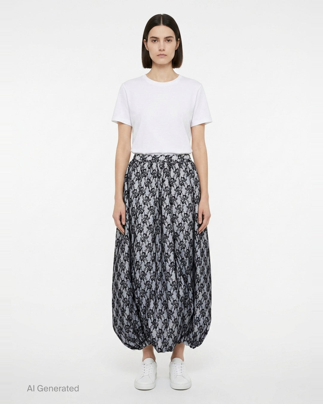 Voluminous Lace Parachute Pants | Comme des Garçons | Club21 - front