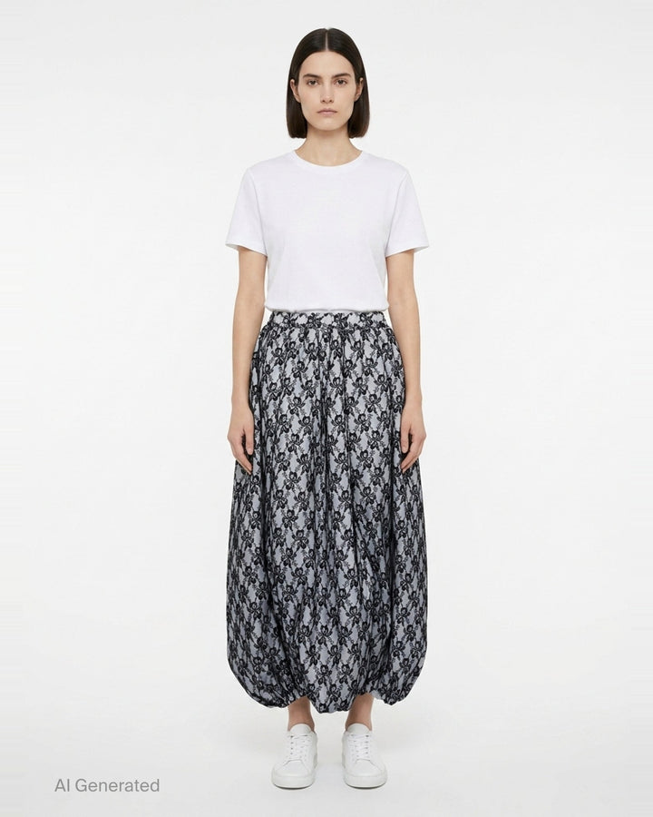 Voluminous Lace Parachute Pants | Comme des Garçons | Club21 - front