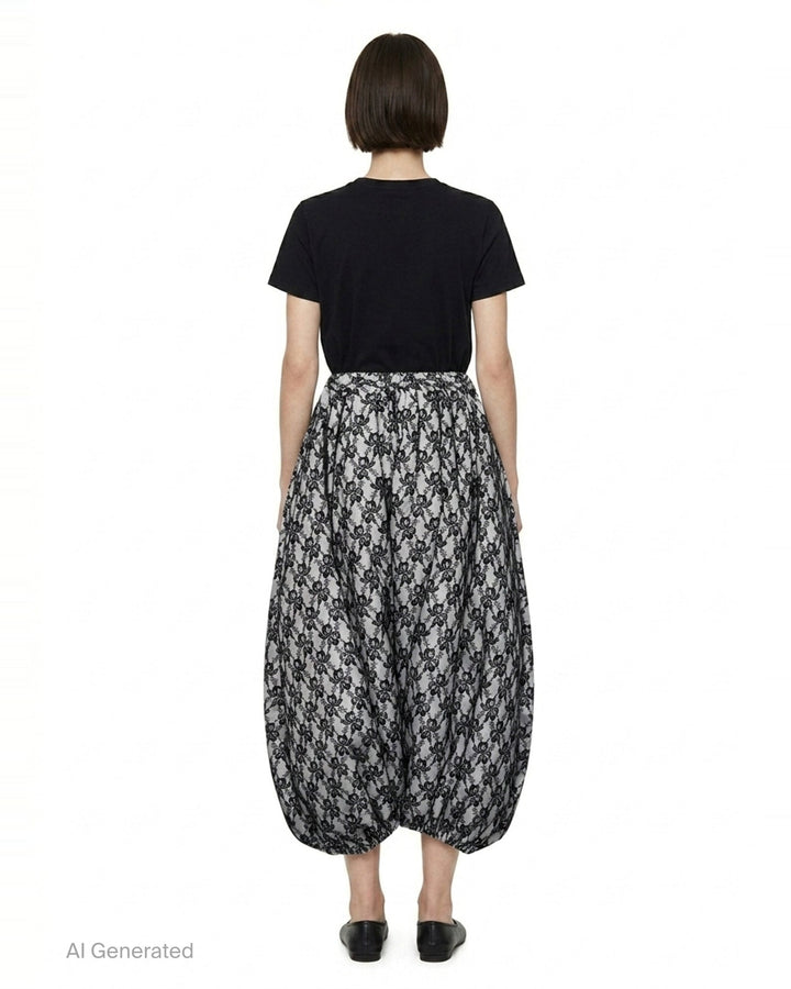 Voluminous Lace Parachute Pants | Comme des Garçons | Club21 - back