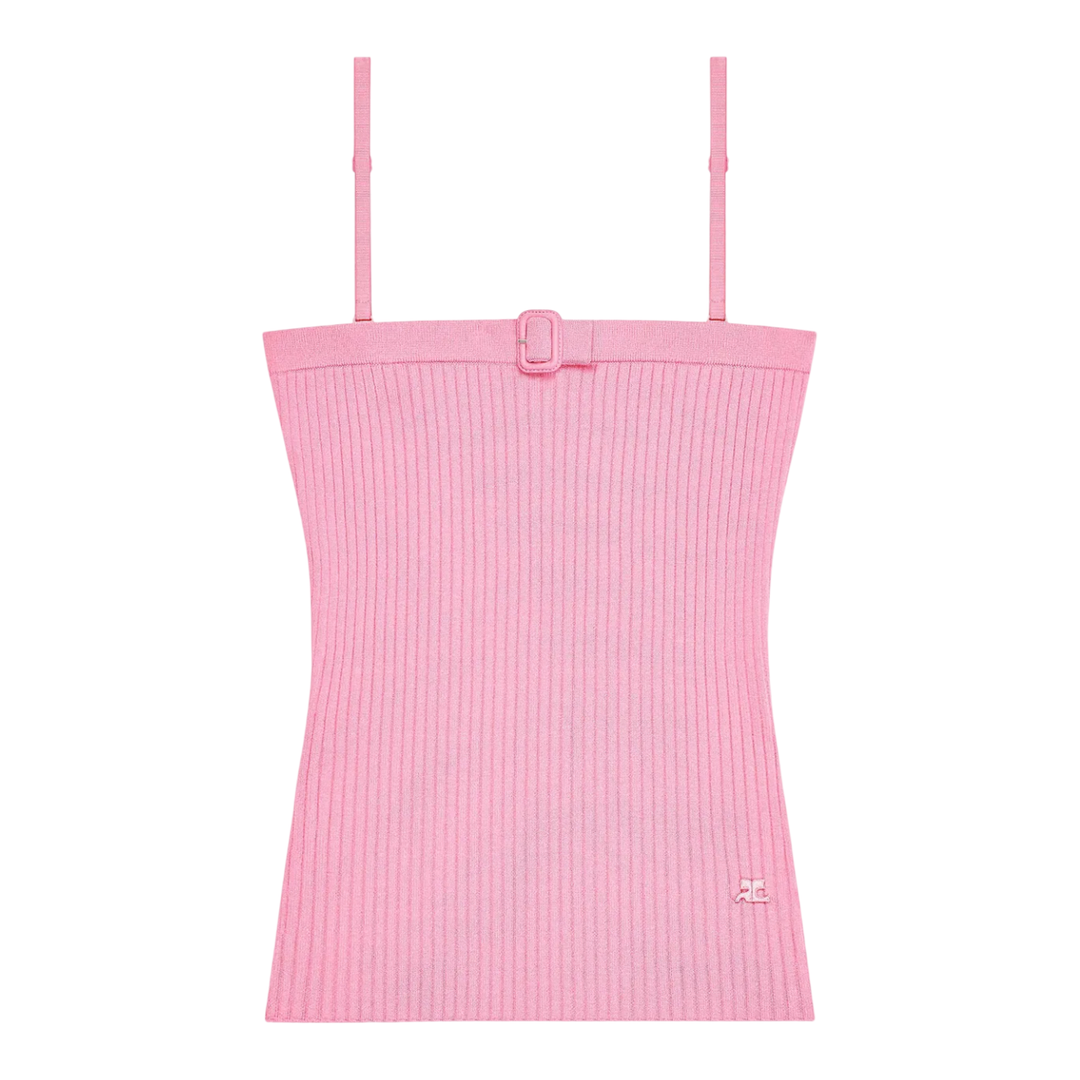Buckle Rib Knit Top