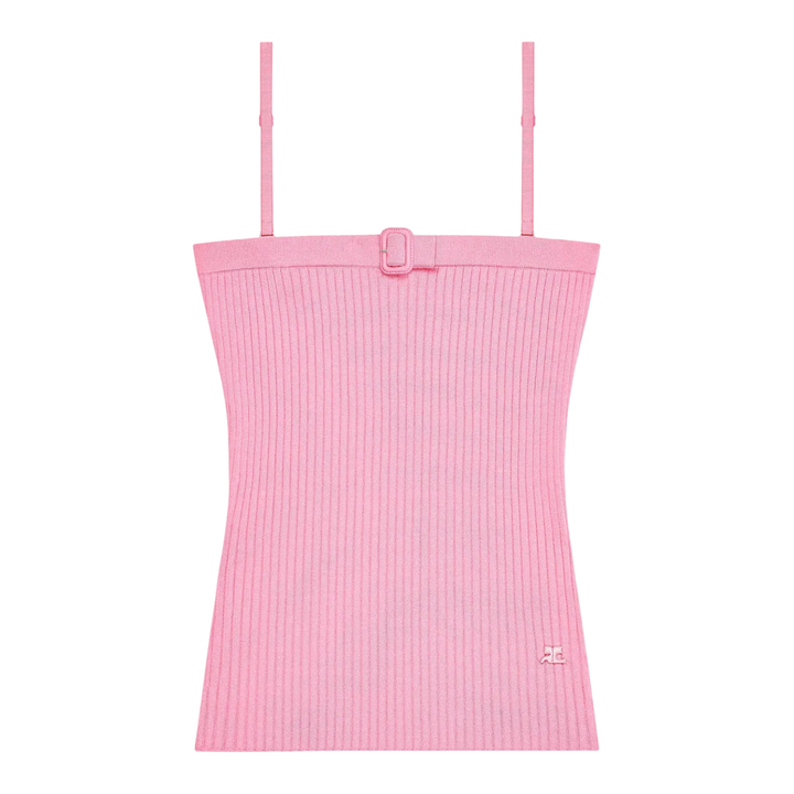 Buckle Rib Knit Top