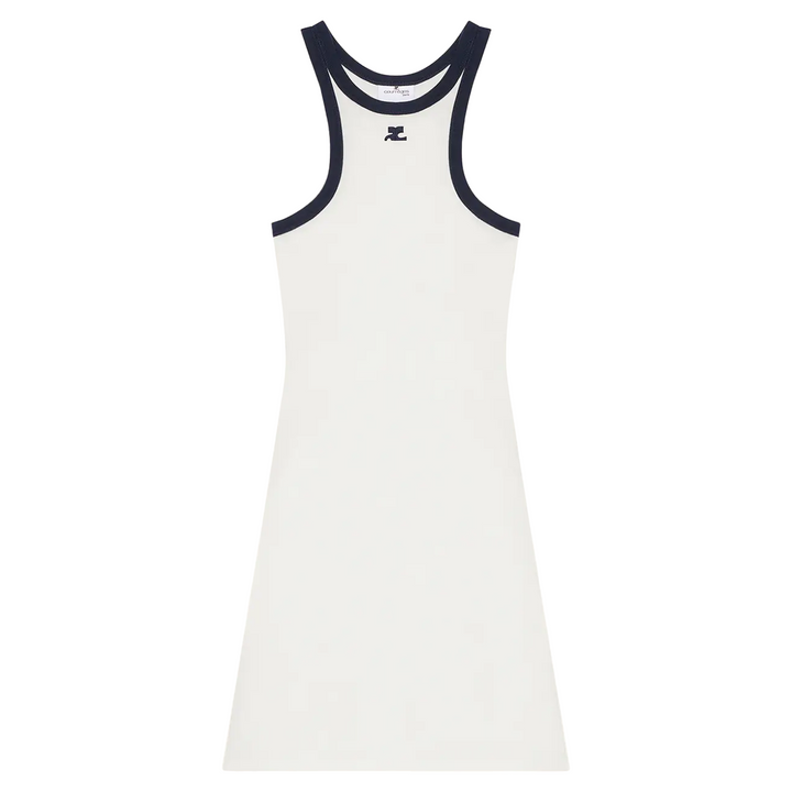 Contrast Scuba Mini Dress