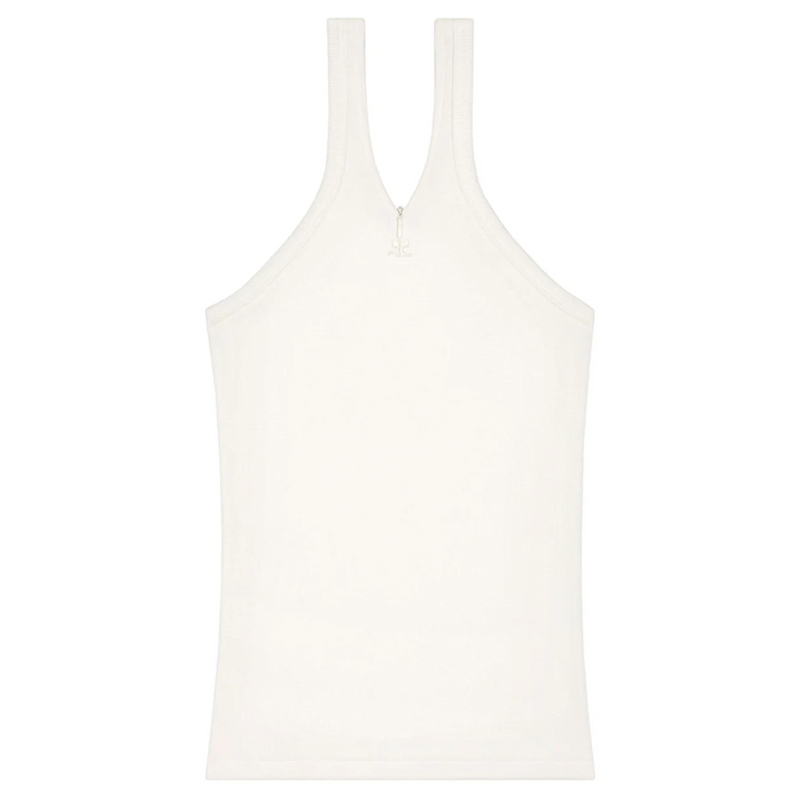 Criss Cross 90'S Rib Tank Top