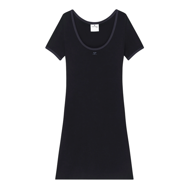 Holistic Contrast Mini Dress