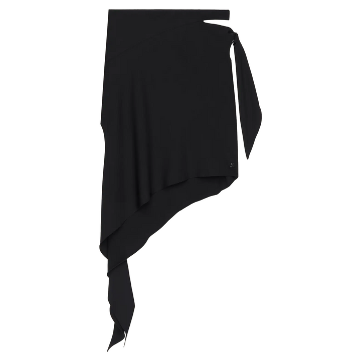 ノットスラッシュテッククレープミニスカート