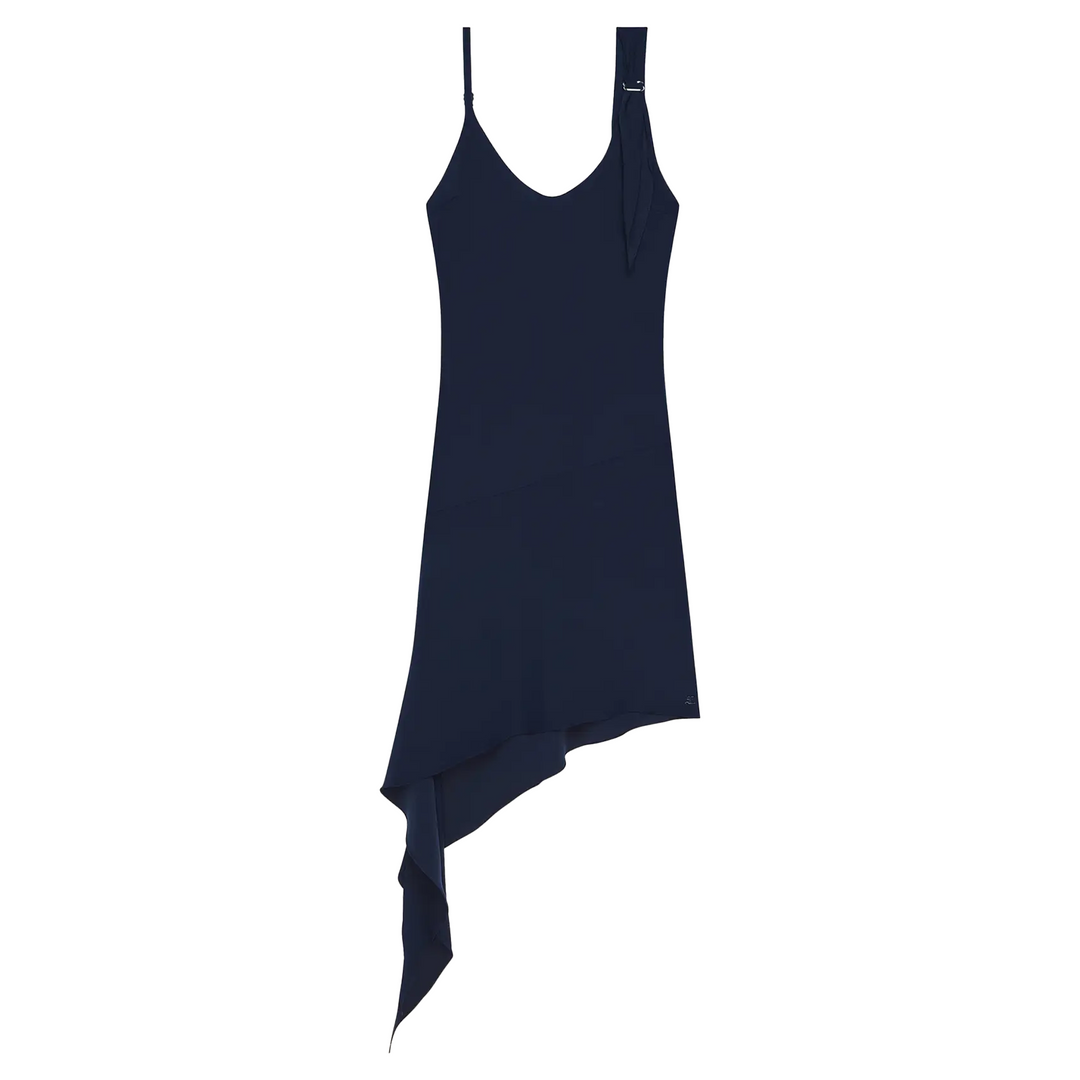 Knot Tech Crepe Dress