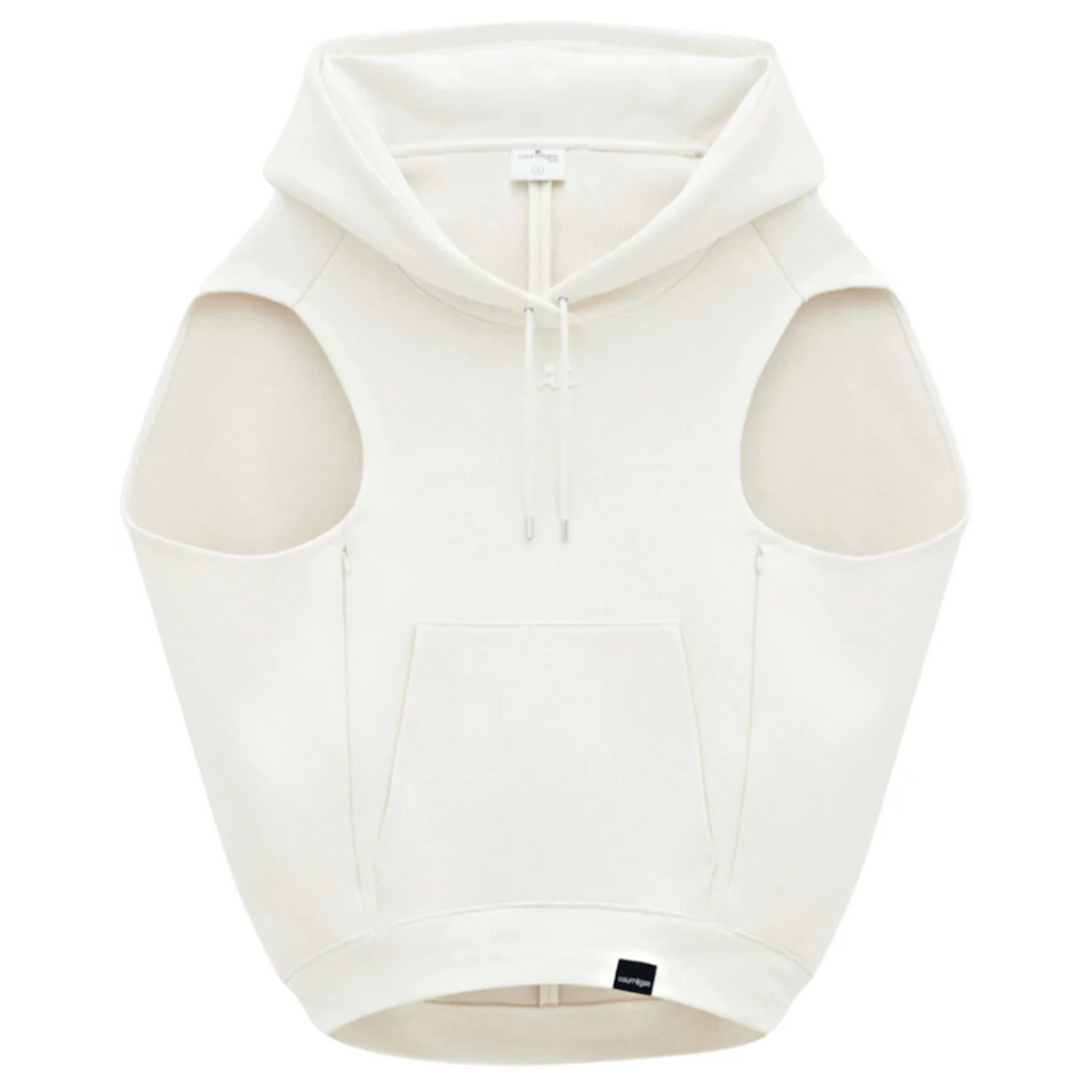 Sleeveless Space Fleece Hoodie