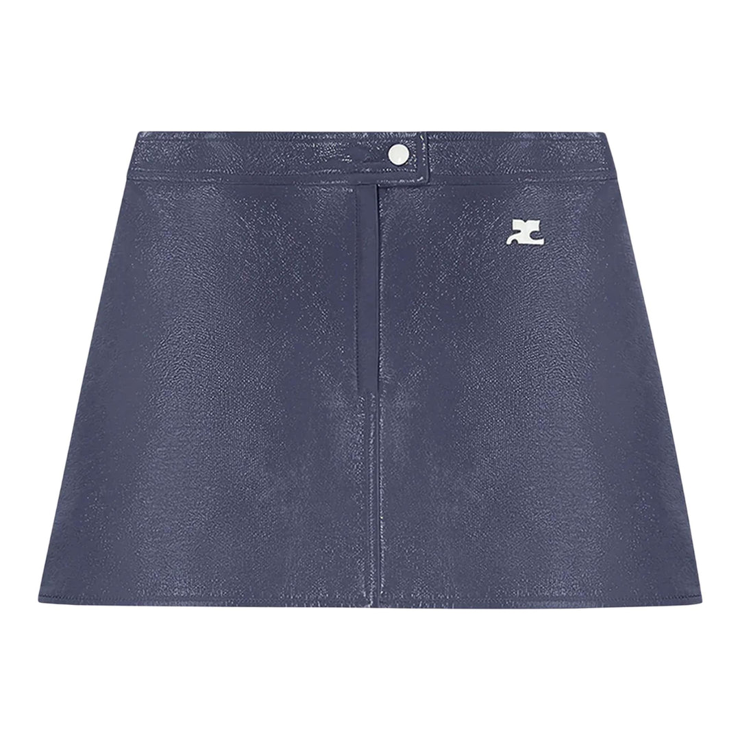 Club21 - courreges - Vinyle Reedition Skirt - SKIRTS - Blue