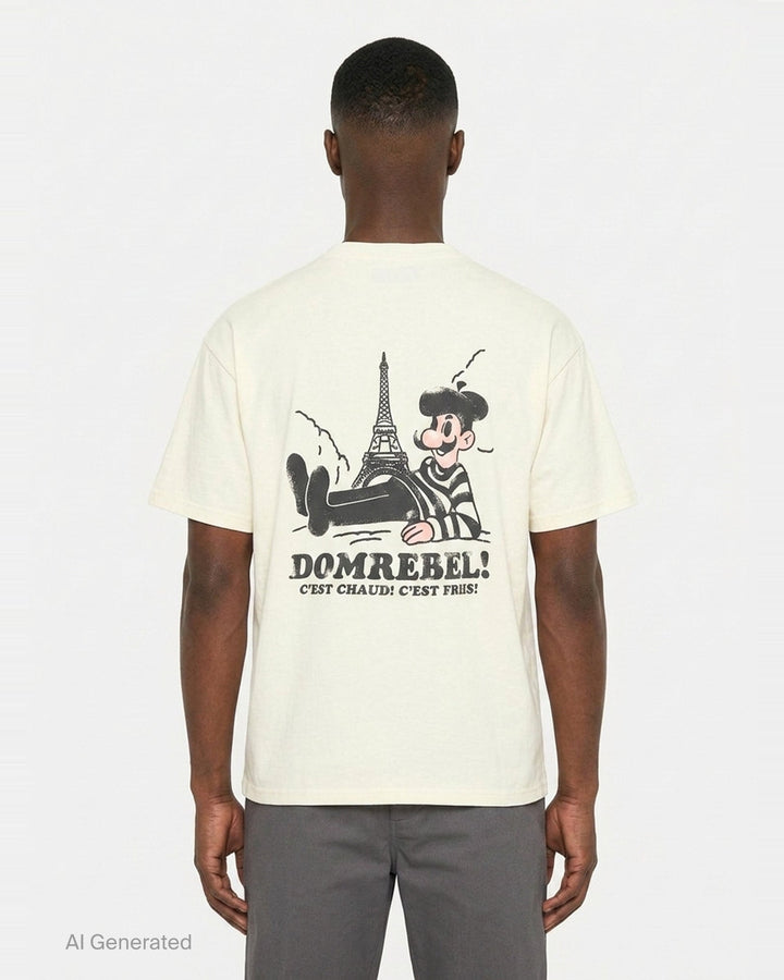 Baguette Graphic Tee | Domrebel | Club21 - back