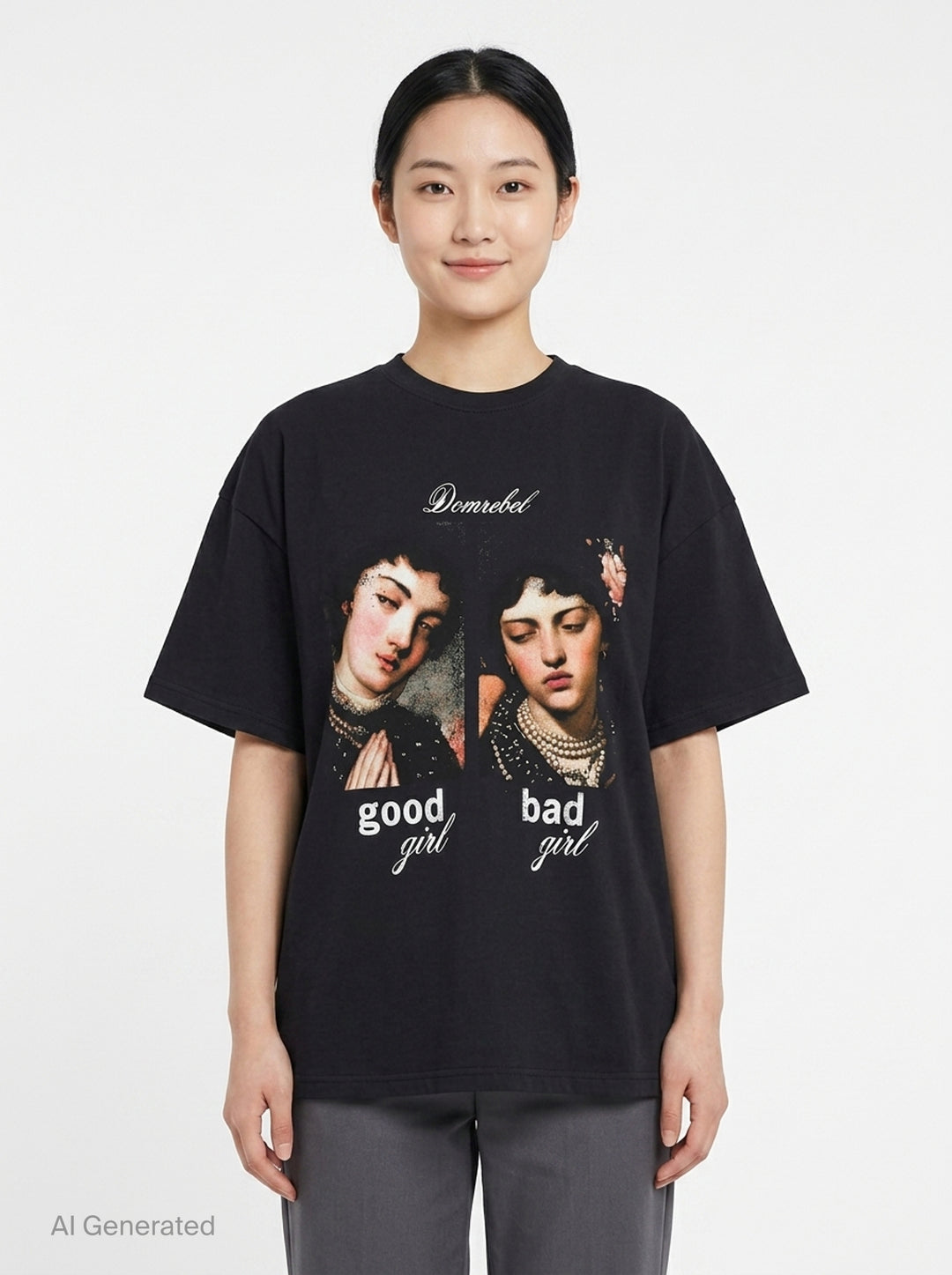 Good Girl Bad Girl Tee | Domrebel | Club21 - front