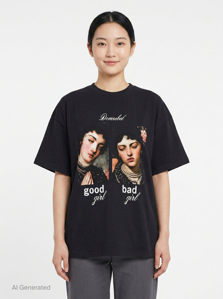 Good Girl Bad Girl Tee | Domrebel | Club21 - front